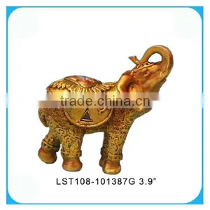 Wholesale Covered Decorative Running Polyresin Elephant thumbnail-1