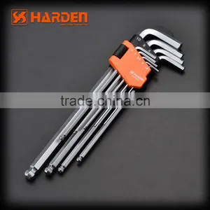 Professional 9PCS Chrome Vanadium Long Ball Key Wrench thumbnail-1