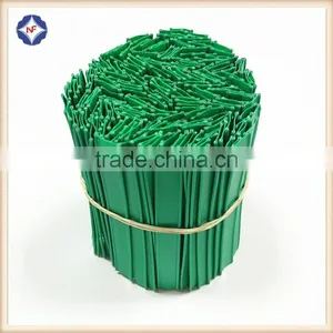 Plastic Bread Bag Use PP Plastic Coated Double Core Twist Tie thumbnail-5