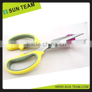 SK113C 7-3/4 "Simple Colorfull Types of Kitchen Scissors thumbnail-1