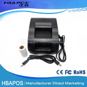 HBA-5890K Cheap Factory 58mm Portable Thermal Printer POS Thermal Receipt Printer With Driver thumbnail-1