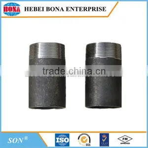 Black Carbon Steel Pipe Nipples thumbnail-1