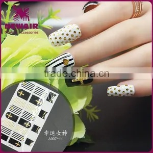 New Air Full Nail Art Sticker Korean Nail Wrap Waterproof Stickers Free Nail Stickers thumbnail-1