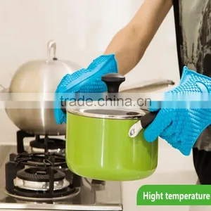 Heat Resistant BBQ and Cooking Silicone Gloves Baking Gloves thumbnail-1