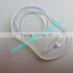 High Quality Colored Soft Silicone Pacifier Ring Safe For Baby thumbnail-4