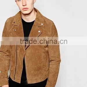 Suede Motorbike Jacket thumbnail-1