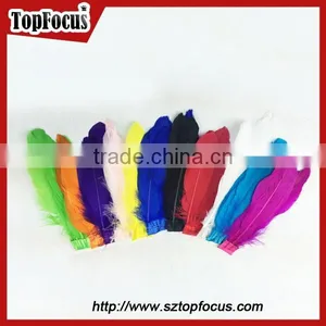 Best Selling High Quality Dyed Material Goose Feather Price Trim thumbnail-2