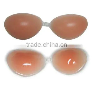 New Fashion Perfect Shaping Seamless Invisible Silicone Bra for Bikini thumbnail-1