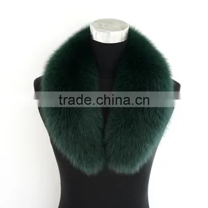 Myfur Wholesale Natural Red Fox Fur Collar Detachable Real Fur Collars thumbnail-1