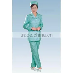 Long Sleeve Nurse Hospital Uniform Jacket and Pants thumbnail-1