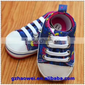 Printed Shoestring Sport Denim Baby Footwear thumbnail-2