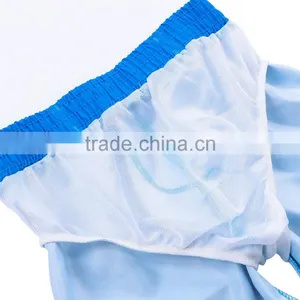 High Quality Customed Drawstring Waisted Bright Color Printing Boys Swimming Shorts thumbnail-6