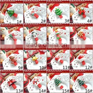 Wholesale Christmas Hair Accessories Gold Crown Decorative Hair Clips thumbnail-1
