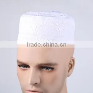 Halal Riding Hood Muslim Hand Knit Hooded Hui Men's Computer Embroidered Hat Arab Hat thumbnail-6