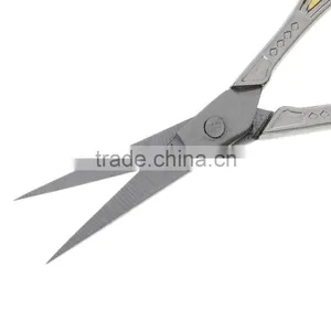 Silver Tone Vintage Retro Style Stainless Steel Bulk Fabric Cutting Scissors thumbnail-3