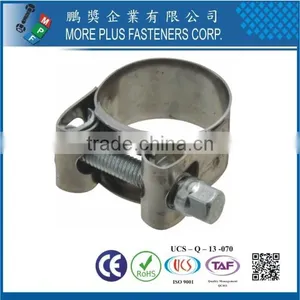 Made in Taiwan Plastic Stainless Steel Large Schlauchklemmen T Bolt Hose Clamp thumbnail-1