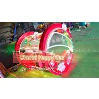 Kids Swing Rides Racing&Running CarLights& Musicfor Fairground thumbnail-2