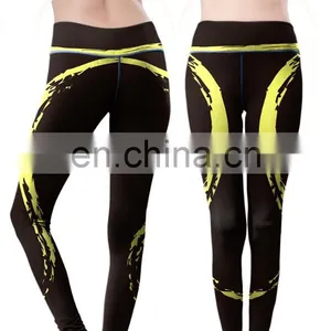 Custom Women Subliamtion Print Yoga Import Leggings thumbnail-4