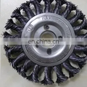 Twisted Knotted Wheel Flat Brush thumbnail-2
