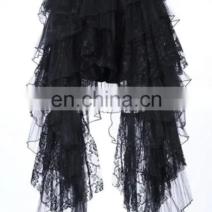 Gothic Laces and Frills Layered Skirt thumbnail-1