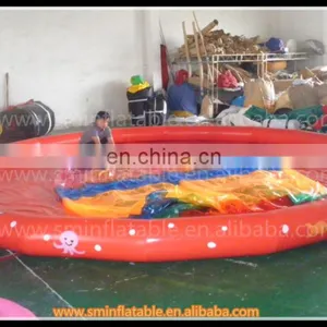 High Quality 0.9mm Pvc Piscina Inflatable Swimming Pool Equipment for Water Ball thumbnail-3