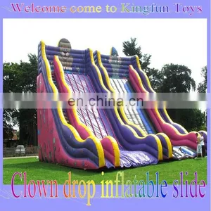 Clown Drop Inflatable Slide for Sale thumbnail-1