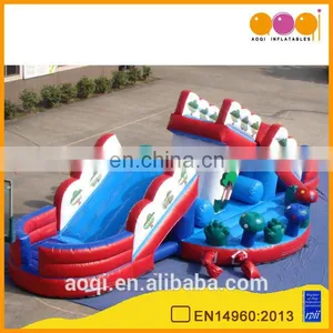 AOQI Movable Bridge Fun City / Inflatable Fun City for Commercial Use thumbnail-1