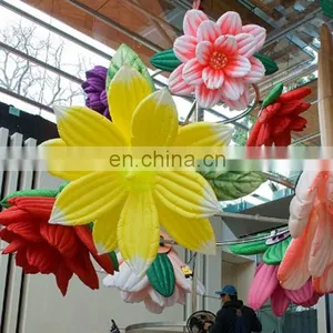 Artificial Inflatable Shining Flower For Decoration Newest Desgin Fashion Party thumbnail-1