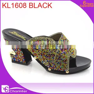 Ladies Shoes Wholesale Slipper With Stone Ladies Slipper in China thumbnail-3