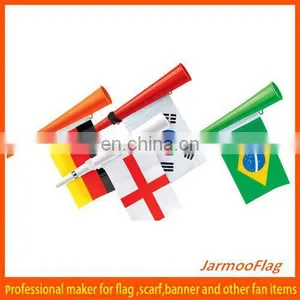 Fan Cheering Trumpet With Printed National Flag thumbnail-1