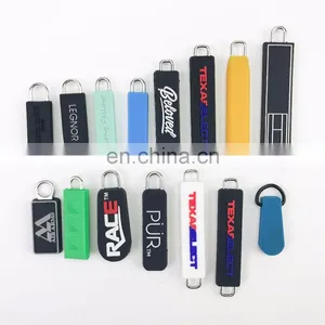 Custom Rubber Zipper Tags Decorative Runner Zipper Pulls thumbnail-4