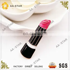 Pink Lipstick Bulk Lapel Pin for Girls thumbnail-1