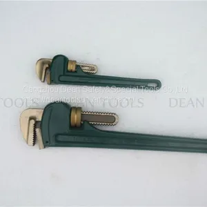 Non Sparking Pipe Wrench Beryllium Bronze Stilson,tube Spanner American Type thumbnail-3