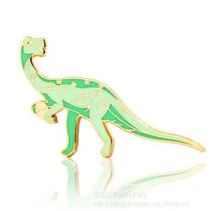 GS-JJ Oviraptor Dinosaur Custom Enamel Pins thumbnail-1