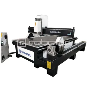 Heavy Duty 3D Wood CNC Machine 4x8 Feet CNC Milling Machine With Rotary 4 Axis CNC Engraving Machine ATC Spindle CNC Router thumbnail-1