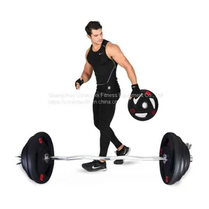 CM-826 Black Barbell Plate Gym Training Equipment thumbnail-1