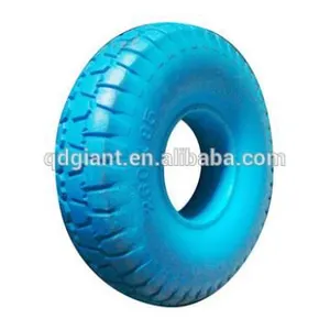 10 Inches Anti Puncture PU Foam Wheel and Tire Factory Price thumbnail-1