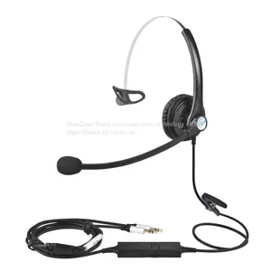 China Beien A16 PC Telephone Call Center Headset Noise-cancelling Headset Customer Service thumbnail-1