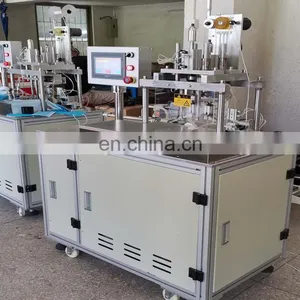 Ultrasonic Face Mask Ear Loop Spot Welding Machine For Non Woven Bag Bra Strap Spot Welder thumbnail-5