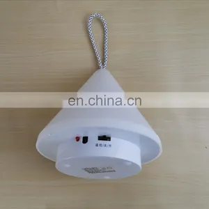 For Home Decoration Plastic White Table Light Pyramid Shaped Moveable Desk Lamp thumbnail-6