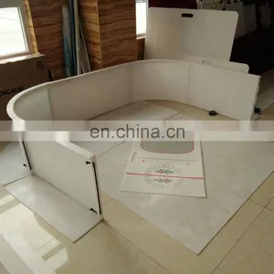 Floorball Rink Barriers Uhmw-pe Synthetic Ice Rink HDPE Plastic Skateboard Made in China thumbnail-1