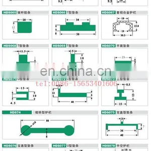 Green Ultra Slider Plastic Guide Rails, UHMW-PE Guide Track thumbnail-4