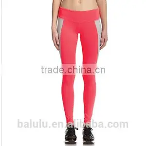 Four Way Strethable 88% Nylon 12% Spandex Dry Fit Custom Yoga Tights thumbnail-2