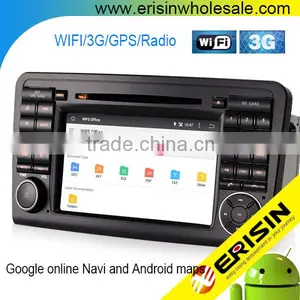 Erisin ES2511B 7" Android 4.4.4 Car Radio CD DVD GPS 3G WiFi Bluetooth OBD for Mercedes W164 thumbnail-1