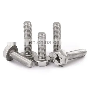 Metric Size Grade 8.8 Grade 10.9 Serraged Bolt Flange Stainless Steel M12 thumbnail-2