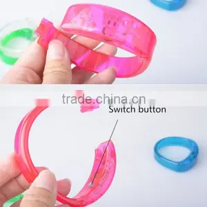 Sound Activated Flashing Bracelet LED Bright Wristband Colorful Blue Green Red thumbnail-4