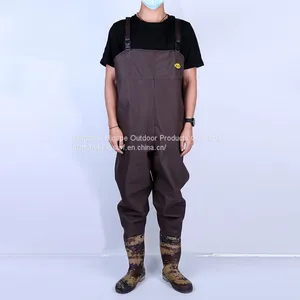 Wholesales Men's Professional Manufacturer Waterproof Breathable Custom Waders thumbnail-3