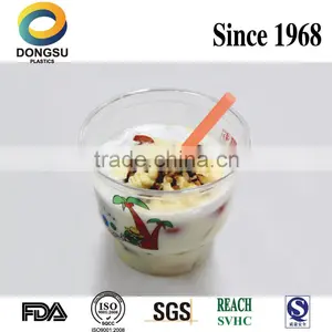 Take Away Tableware Plastic Smoothie Cake Cups With Print for Wholesale thumbnail-1