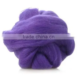 100% Worsted Combed Dehaired Cashmere Tops thumbnail-1