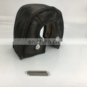 Turbo Heat Insulating Blanket t4 Titanium Turbo Heat Shield Blanket Cover LAVA CARBON FIBER TITANIUM Material thumbnail-3